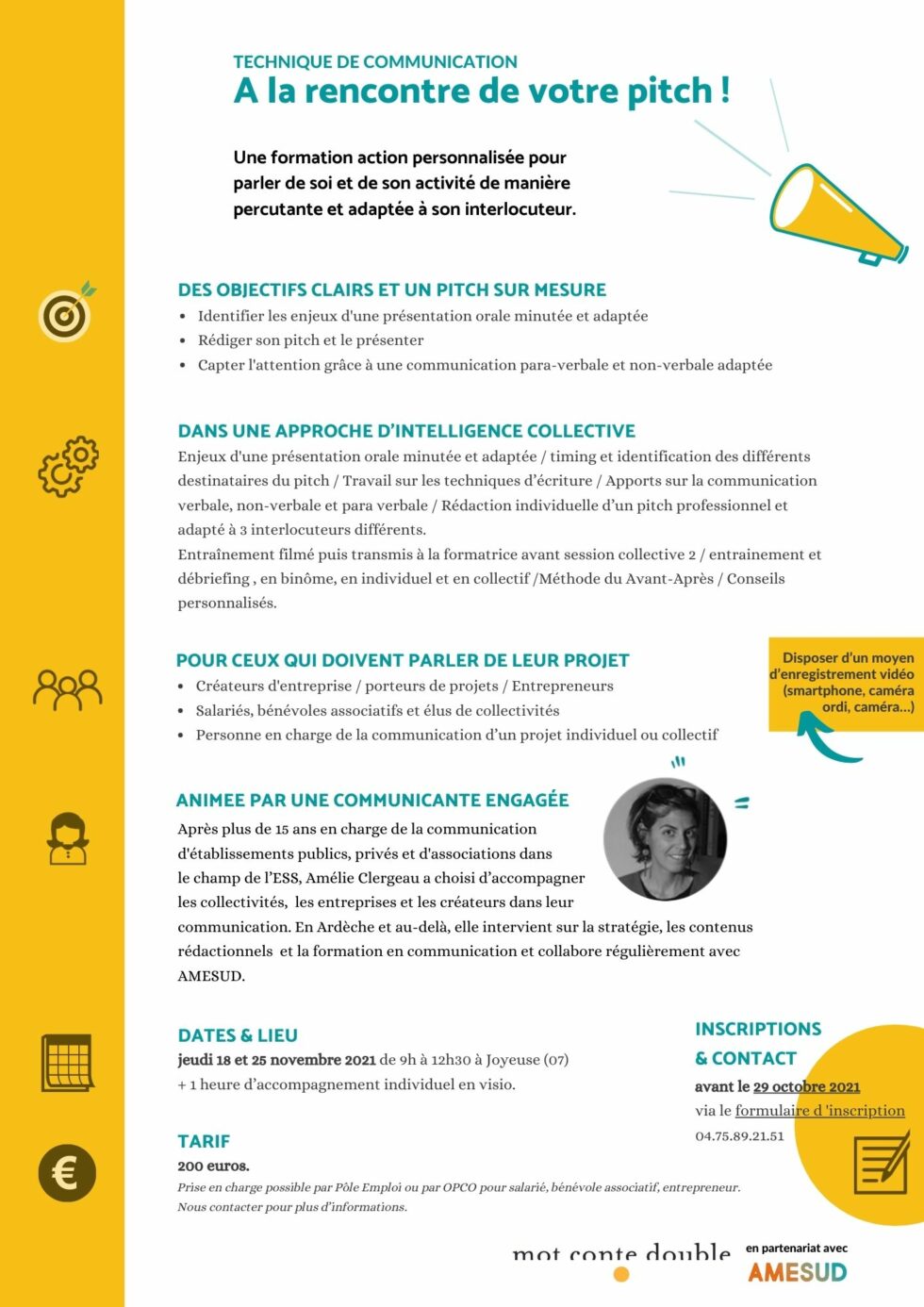 Créez et adoptez votre pitch ! mot conte double